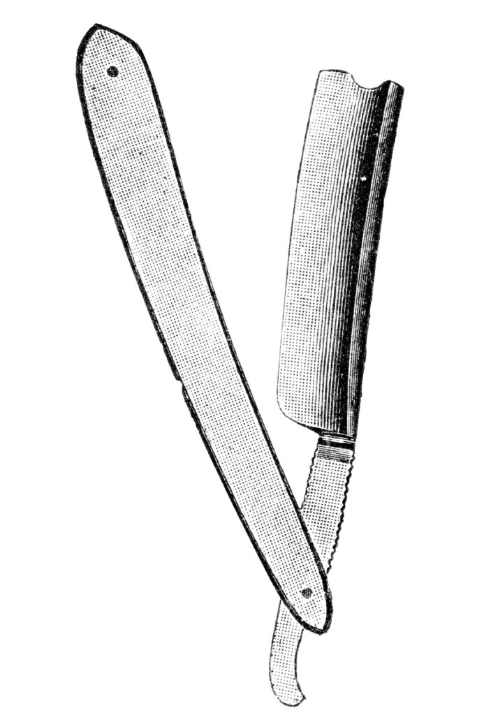 illustration of razor