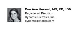dee ann harwell ms red ldn registered dietition dynamic dietetics inc. chattanooga ask the doctor