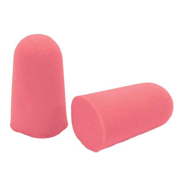 pink foam ear plugs to protect hearing in chattanooga
