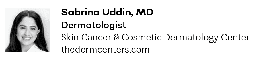 Ask the Doctor Sabrina Uddin dermatologist