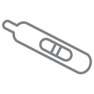 positive pregnancy test icon