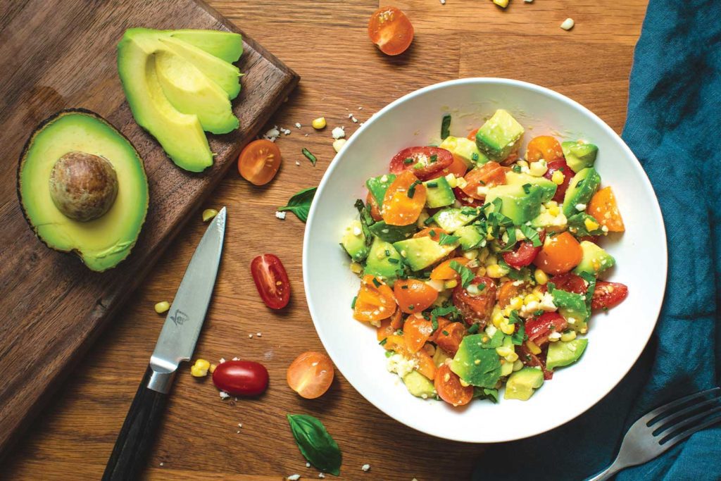 Avocado, Tomato, and Corn Salad