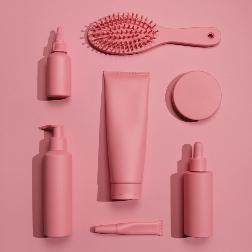 pink hair products