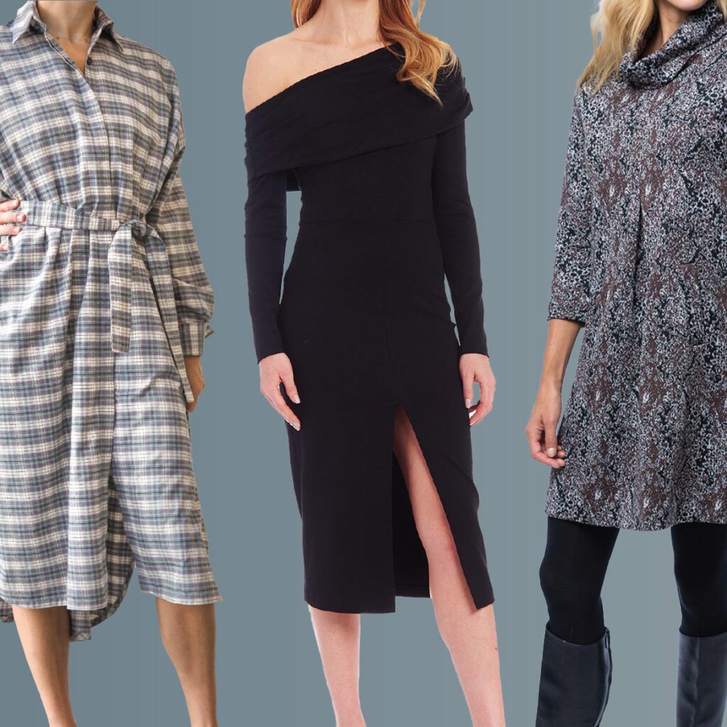 Winter dresses from local boutiques