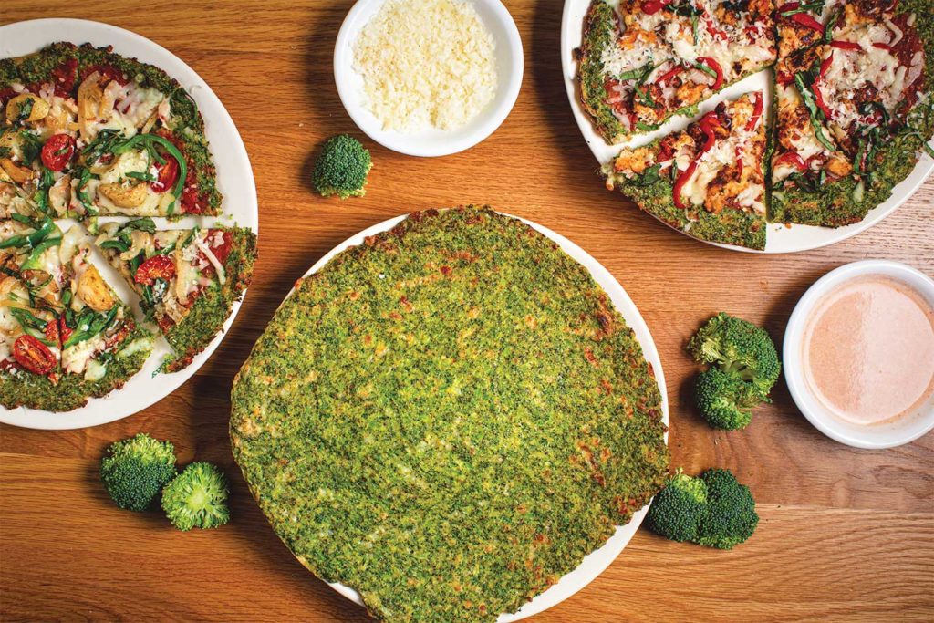 Bantam and Biddy's broccoli pizza crust