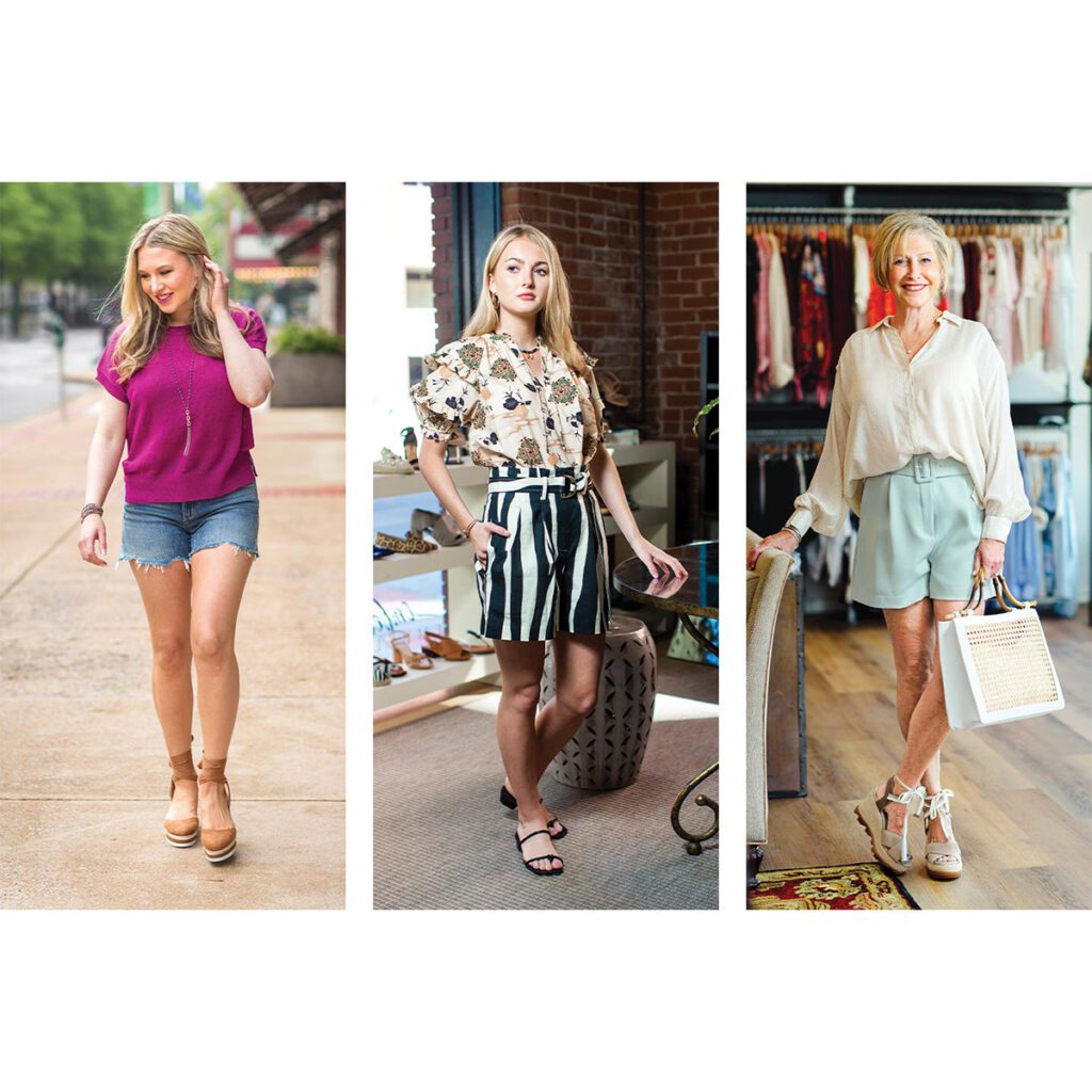 summer shorts from Chattanooga boutiques